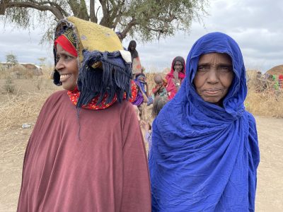 Two women stood together